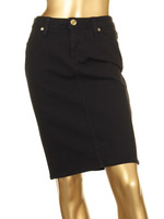 ベーシックサテンストレッチスカート/ベージュ