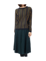 ベーシックニット×ミラノリブスカートSET/イエロー(368)