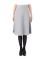 ミモレ丈フレアスカート/グレー(012)