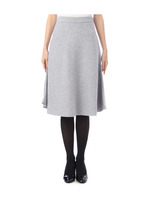 ミモレ丈フレアスカート/グレー(012)
