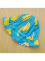 八チレモンプリントベビー帽子/ライトブルー