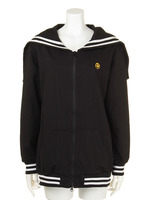 CHEEKYセーラーパーカー/ブラック