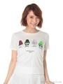 イラストＴシャツ/シロ