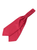 シルク100%音符柄アスコットタイ/ネイビー(093)