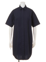 タイプライターピンタックシャツOP/オフホワイト