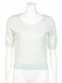 リーフJQニットTOP/WHT