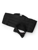 蝶タイ&カマーバンド/ブラック(019)