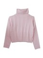 bulkyknit turtleneck/lavender