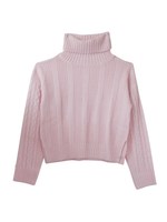 bulkyknit turtleneck/lavender