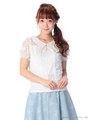 【LIZ LISA】☆LLGal'sプロデュース☆フラワーモチーフブラウス/ピンク