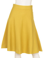 【ROSE BUD】FLARE SKIRT/YELLOW