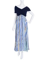 エスニックストライプマキシセット/オレンジ