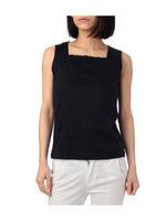 コットンストレッチタンクトップ/ホワイト(001)