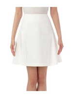 サイド切り替えフレアスカート/ホワイト(001)