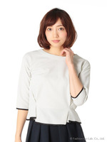 ストライプペプラムTOPS 3/コン