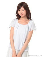 デイリースムースひらり袖PO/ベビーピンク