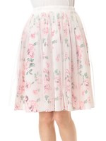 リバーシブルフレアースカート/ピンク系