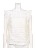 ＬＡＣＥ　ＢＯＲＤＥＲ/ホワイト