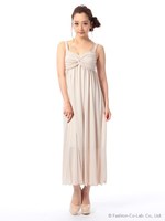 ツイストカットマキシワンピース/ブラック