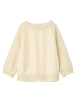 レース切り替えカットソープルオーバー/アイボリー(004)