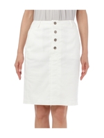 四つボタンタイトスカート/ベージュ系(452)