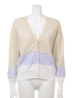 透け編みカーデ/IVR