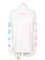 7700 Highneck L/S Tee/OFF WHITE