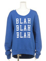 【VOLCOM】BLAH BLAH BLAH L/S Crew/NVY