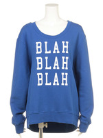 【VOLCOM】BLAH BLAH BLAH L/S Crew/NVY