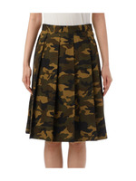 カモフラプリントタックスカート/カーキ系(127)