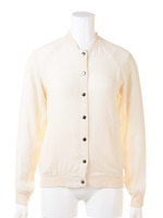 シフォンブルゾン/アイボリー