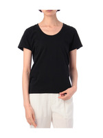 スクープネックカットソー/ブラック(019)