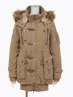 ピーチスキン中綿N3B/ベージュ