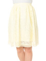 レーシーフレアーLadyスカート/シロ