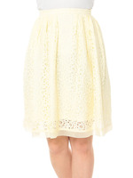 レーシーフレアーLadyスカート/シロ