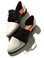 レースアップローファー/BLK