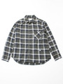 【GELATO PIQUE HOMME】フランネルチェックシャツ/GRN