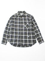 【GELATO PIQUE HOMME】フランネルチェックシャツ/GRN