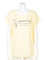 カトラリーロゴゆるドルマンTシャツ/ホワイト