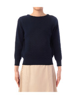 ◆ジグザグニットプルオーバー/イエロー(032)