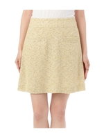 ツイード風ショートスカート/イエロー系(431)