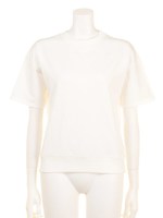 フラットシーマー半袖裏毛T/オフホワイト