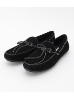 DEDESKENコラボ スエードドライビングシューズ/ブラック(019)