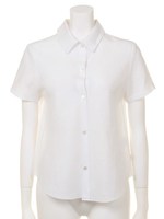 【BED&BREAKFAST】LINEN CHAMBRAY Shirt/WHITE