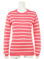 【BED＆BREAKFAST】Classic Striped Sweater クルーネック長袖/PINK MIX