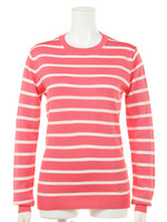 【BED＆BREAKFAST】Classic Striped Sweater クルーネック長袖/PINK MIX