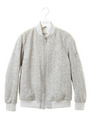ストライプブルゾン/GRY
