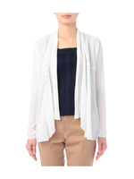 切り替えトッパーニットカーディガン/ホワイト(001)