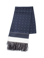 【FORMAL】シルクストール/ネイビー系(394)