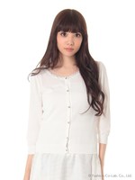 きらきら装飾カーデ/ピンク